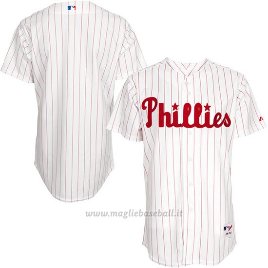 Maglia Baseball Uomo Philadelphia Phillies Autentico Turn Back The Clock Bianco